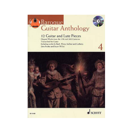 BAROQUE GUITAR ANTHOLOGY 4 + CD ED13489