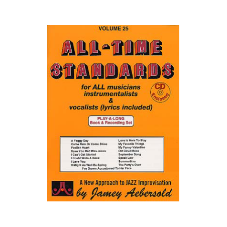 AEBERSOLD 25 ALL TIME STANDARD + CD