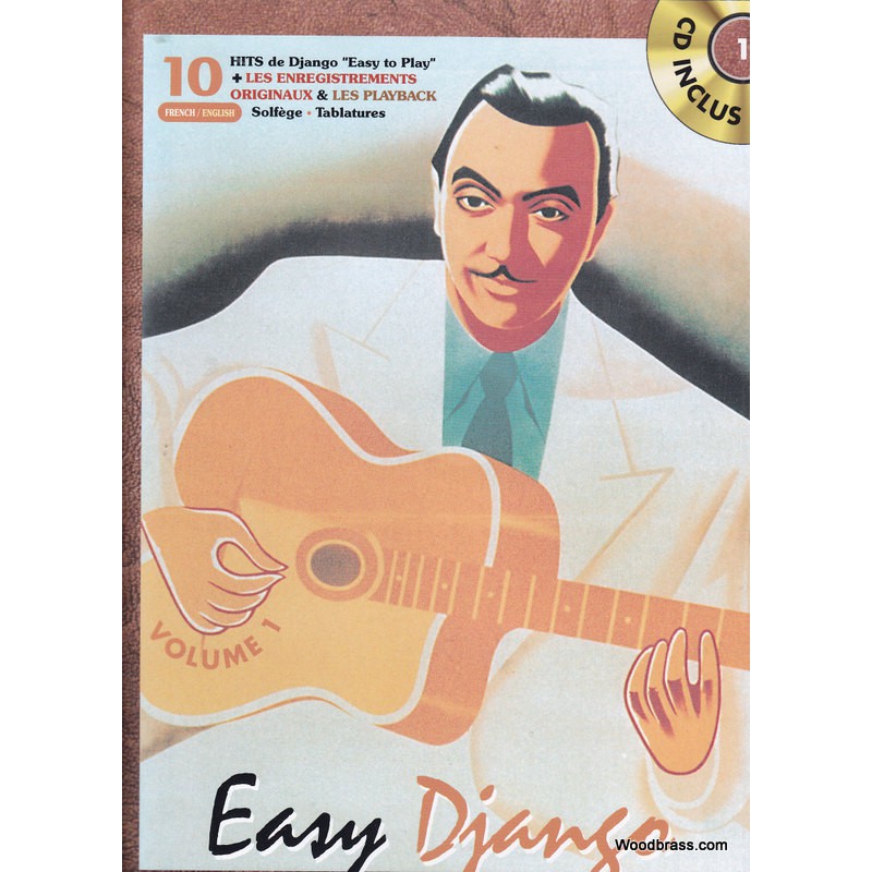 REINHARDT EASY DJANGO VOLUME 1 + CD