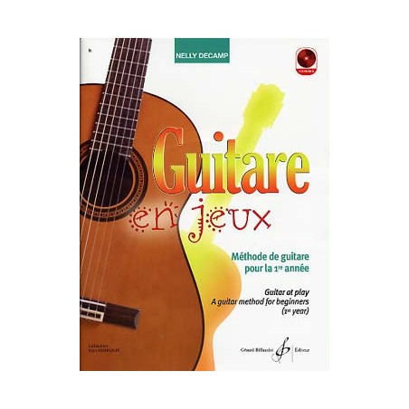 DECAMP GUITARE EN JEUX + CD