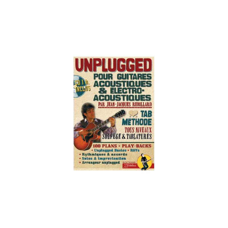 METHODE GUITARE UNPLUGGED +CD