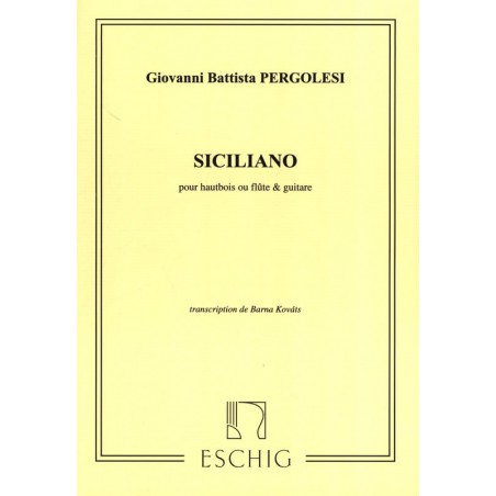 PERGOLESI SICILIENNE ME00792000