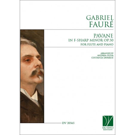 FAURE PAVANE IN F-SHARP MINOR OPUS 50 POUR FLUTE ET GUITARE DV20565