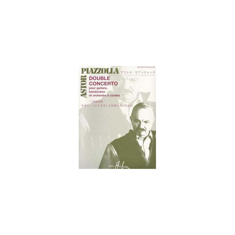 PIAZZOLLA DOUBLE CONCERTO PARTIES D'ORCHESTRE HL26998