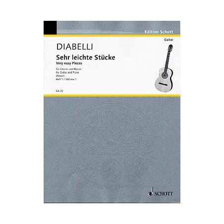 DIABELLI PIECES TRES FACILES 1 GA22