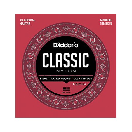 D'ADDARIO CLASSIQUE NYLON NORMAL TENSION JEU EJ27N