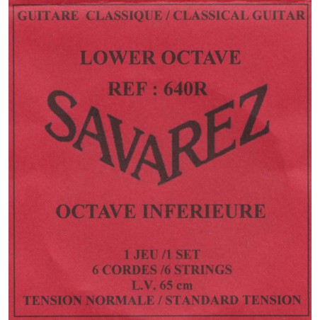 SAVAREZ OCTAVE INFERIEURE 65CM JEU LOW640R