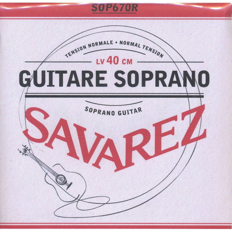 SAVAREZ OCTAVE SUPERIEURE 40CM NORMAL TENSION JEU 670R