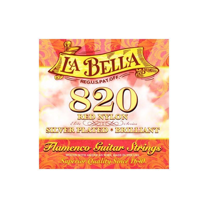 LABELLA FLAMENCO RED NYLON JEU 820