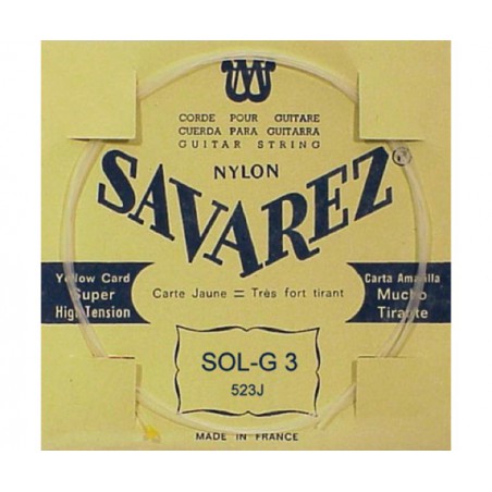 SAVAREZ CARTE JAUNE CORDE 3 MI 523J