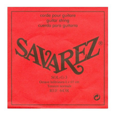 SAVAREZ OCTAVE INFERIEURE 65CM CORDE 3 SOL LOW643R