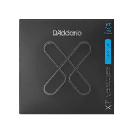 D'ADDARIO PRO ARTE XTC46 GUITARE CLASSIQUE SILVER PLATED TENSION FORTE (29-46) JEU