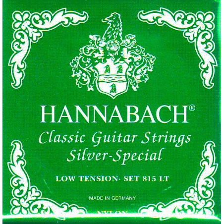 HANNABACH SILVER VERTE LOW TENSION JEU 815LT