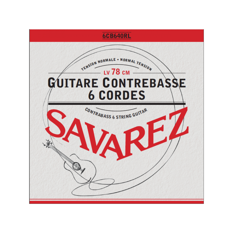 SAVAREZ OCTAVE INFERIEURE 78CM JEU 6CB640RL