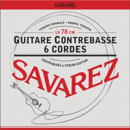 SAVAREZ OCTAVE INFERIEURE 78CM JEU 6CB640RL