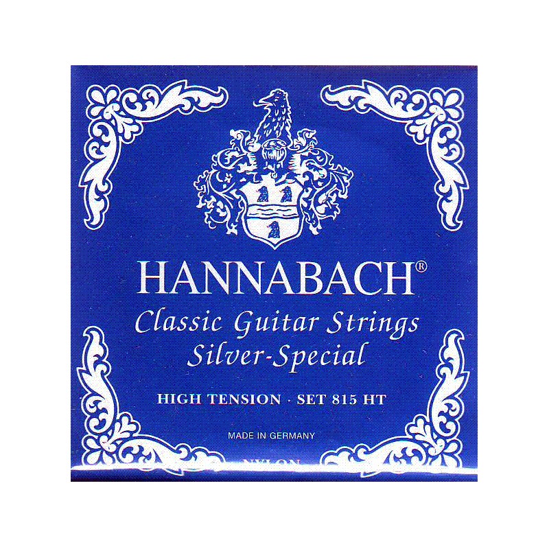 HANNABACH SILVER BLEU HIGH TENSION JEU 815HT