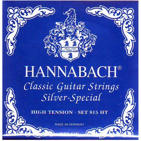 HANNABACH SILVER BLEU HIGH TENSION JEU 815HT