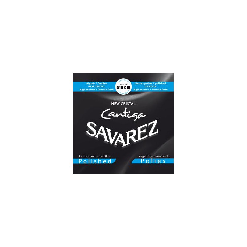 SAVAREZ CANTIGA NEW CRISTAL POLIES BLEU JEU 510CJH