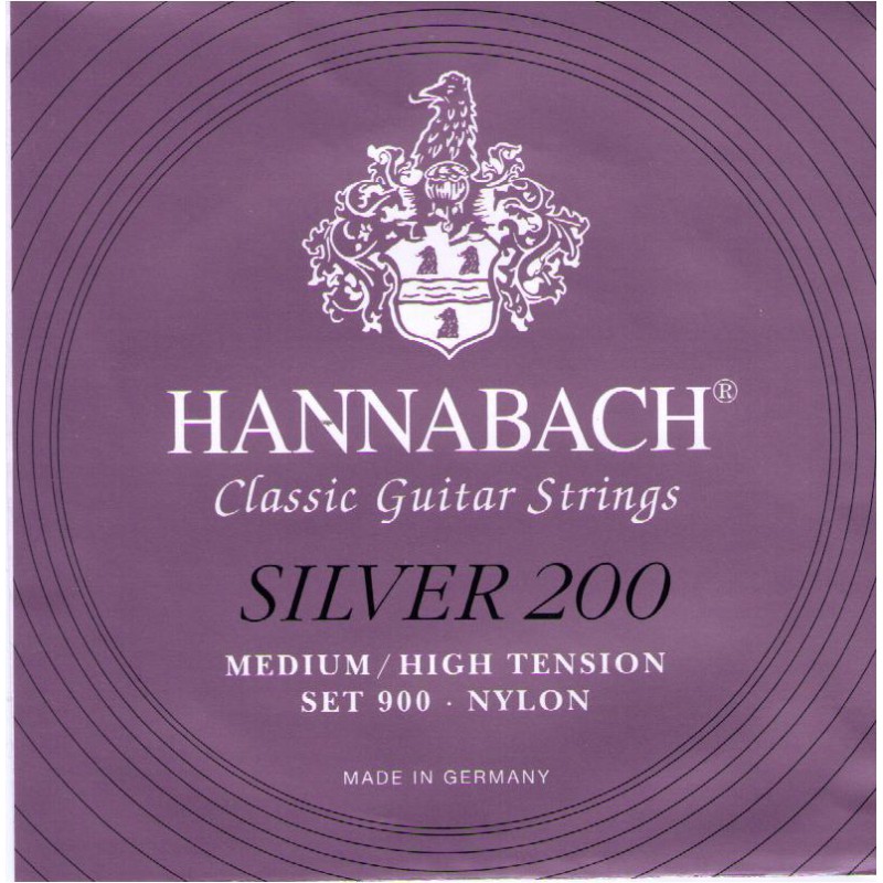 HANNABACH SILVER 200 MEDIUM/HIGH JEU SET900