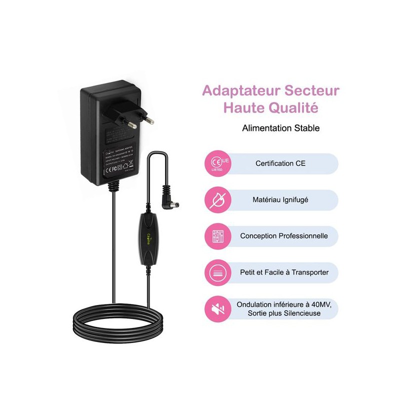 ALIMENTATION ISOLEE CALINE CP-A2 9V 2A