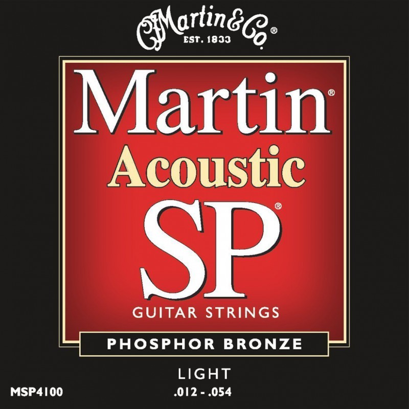 MARTIN SP PHOSPHORE BRONZE LIGHT 12/54 JEU MSP4100