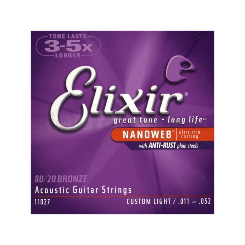 ELIXIR FOLK NANOWEB CUSTOM LIGHT 11/52 11027