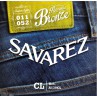 SAVAREZ FOLK BRONZE CUSTOM LIGHT 11/52 JEU A130CL