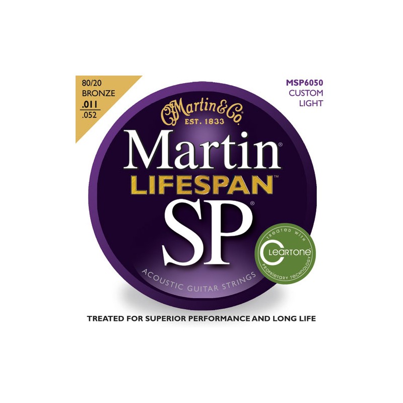 MARTIN SP LIFESPAN BRONZE CUSTOM LIGHT 11/52 JEU