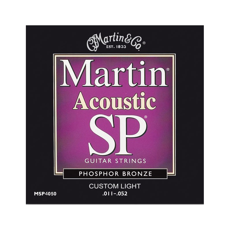 MARTIN BRONZE CUSTOM LIGHT 11/52 JEU CMA175