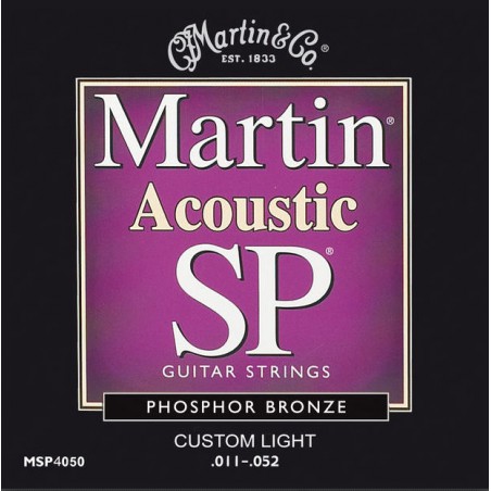 MARTIN BRONZE CUSTOM LIGHT 11/52 JEU CMA175