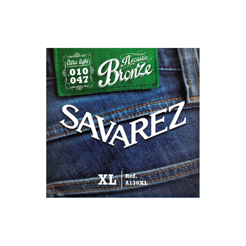 SAVAREZ FOLK BRONZE EXTRA LIGHT 10/47 JEU A130XL 