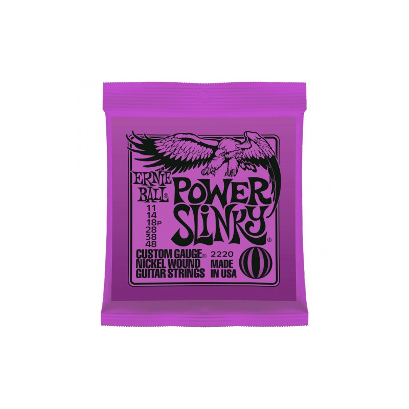 ERNIE BALL POWER SLINKY CUSTOM 11/48 JEU 2220