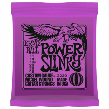 ERNIE BALL POWER SLINKY CUSTOM 11/48 JEU 2220