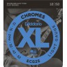 D'ADDARIO CHROMES FILE PLAT LIGHT 12/52 JEU ECG25