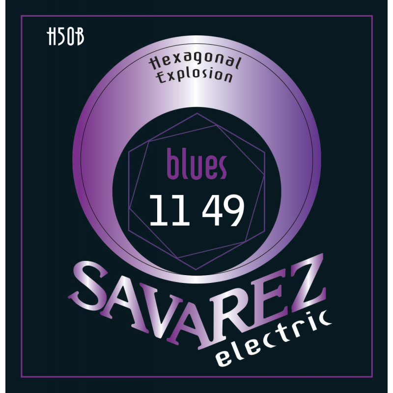 SAVAREZ ELECTRIQUE HEXAGONAL EXPLOSION BLEUS 11/49 JEU H50B