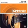 D'ADDARIO BRONZE X-LIGHT 10/47 JEU EJ10