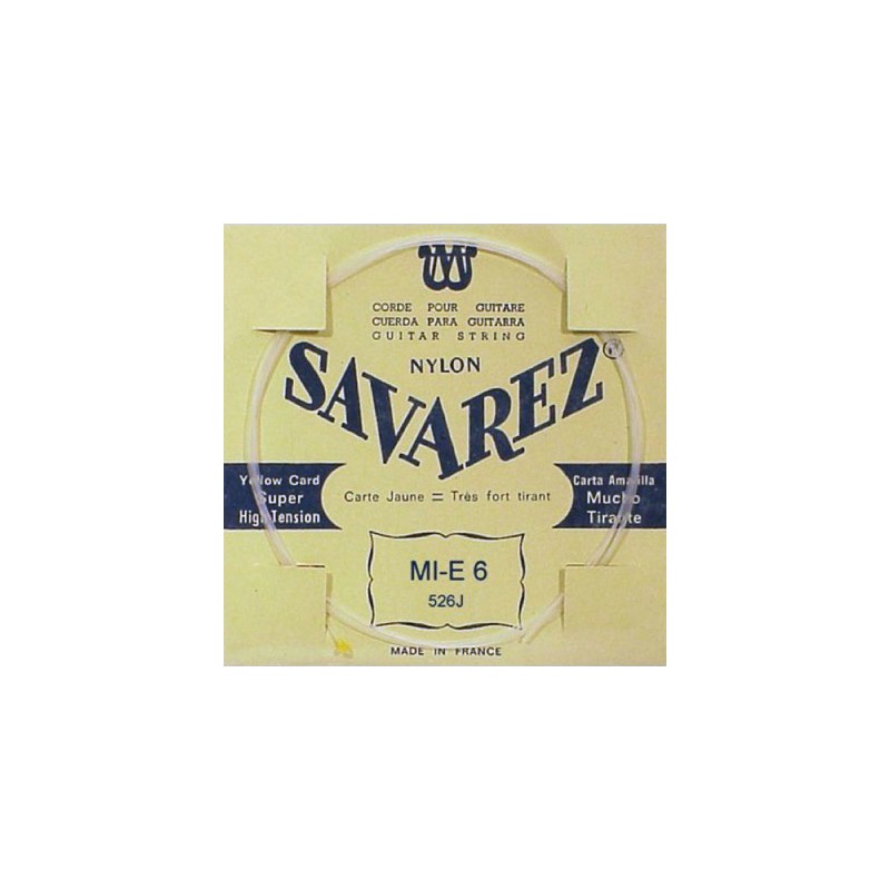 SAVAREZ CARTE JAUNE CORDE 6 MI 526J