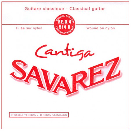 SAVAREZ CANTIGA ROUGE CORDE 4 RE 514R