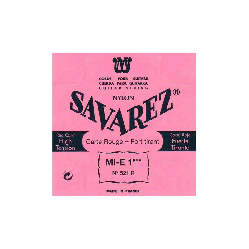 SAVAREZ CARTE ROUGE CORDE 1 MI 521R