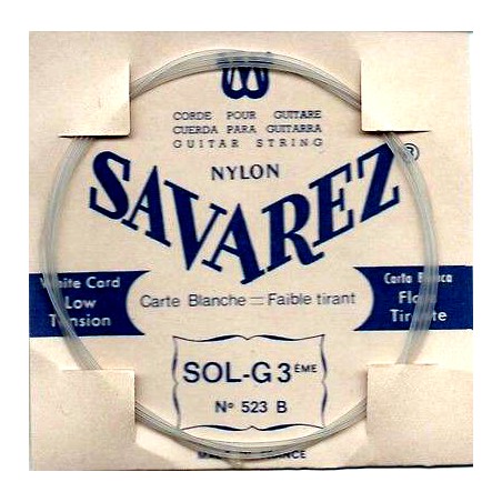 SAVAREZ CARTE BLANCHE CORDE 3 SOL 523B