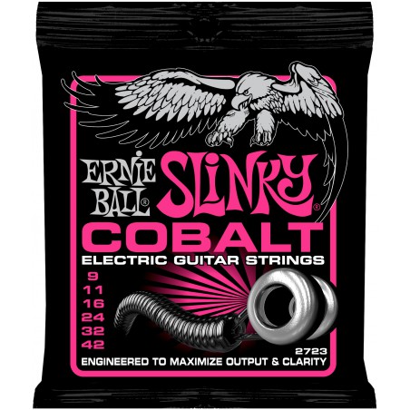 ERNIE BALL ELECTRIQUE SLINKY COBALT 09/42 JEU EP2723