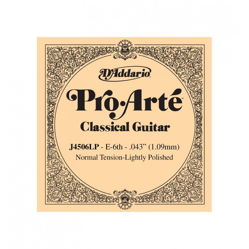 D'ADDARIO COMPOSITE POLIE NORMAL 6 MI J4506LP