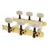 MECANIQUES GEBR AVEC LYRE BRONZE BOUTONS PLASTIQUES 129.01.G/P BRASS