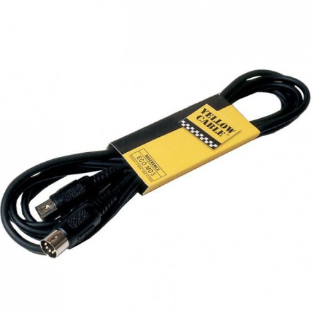 CABLE YELLOW CABLE MIDI 2 DIN 5 BROCHES 3M ECOMD3