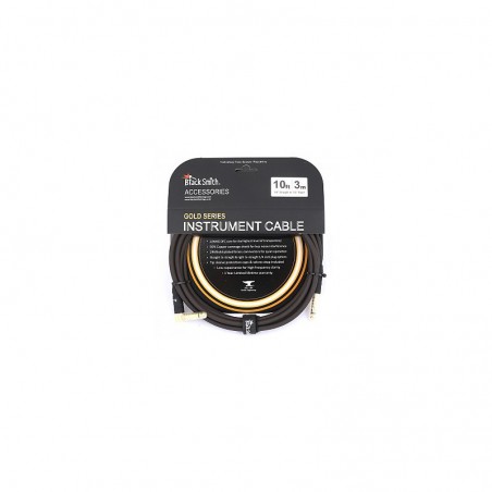 CABLE BLACK SMITH GOLD SERIE JACK/JACK COUDE 3M ICG-001SR