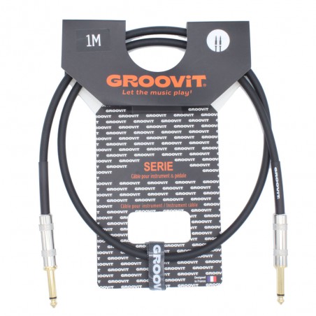 CABLE GROOVIT JACK/JACK DROIT 1M 