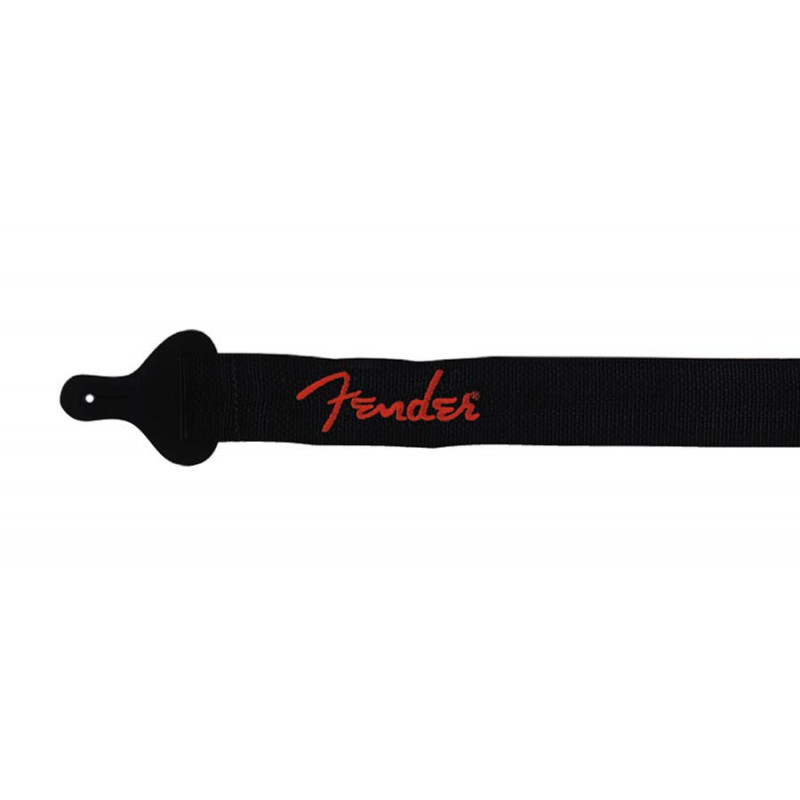 SANGLE FENDER NOIR LOGO FENDER ROUGE