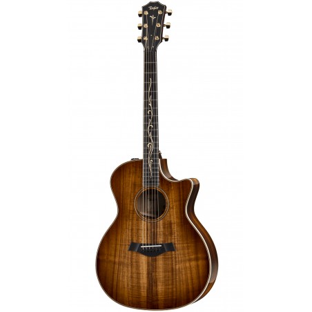 GUITARE TAYLOR K24CE BUILDER'S EDITION V-CLASS GRAND AUDITORIUM KOA