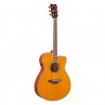 GUITARE YAMAHA TRANSACOUSTIC FOLK VINTAGE TINTORED PAN COUPE 