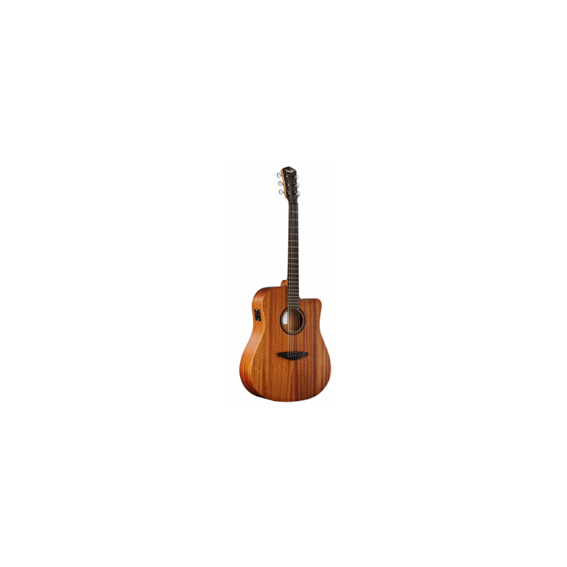 GUITARE VEELAH FOLK NATUREL MASSIVE E/A V1DMCE